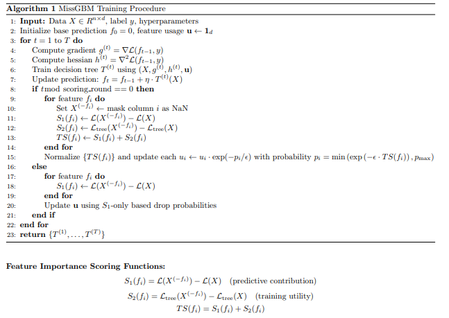 MissGBM 알고리즘 구조도